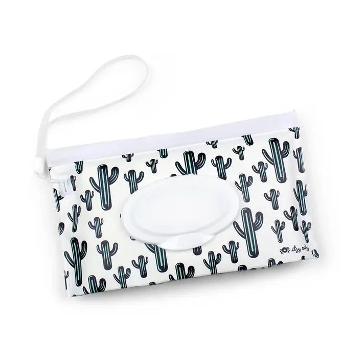 Take and Travel™ Pouch Reusable Wipes Cases Cactus