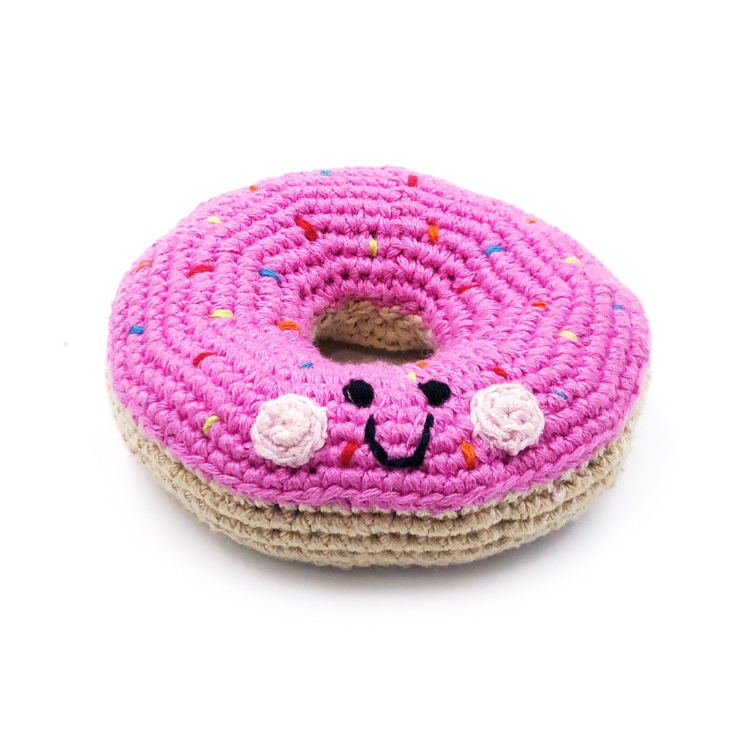 Pink Donut Rattle